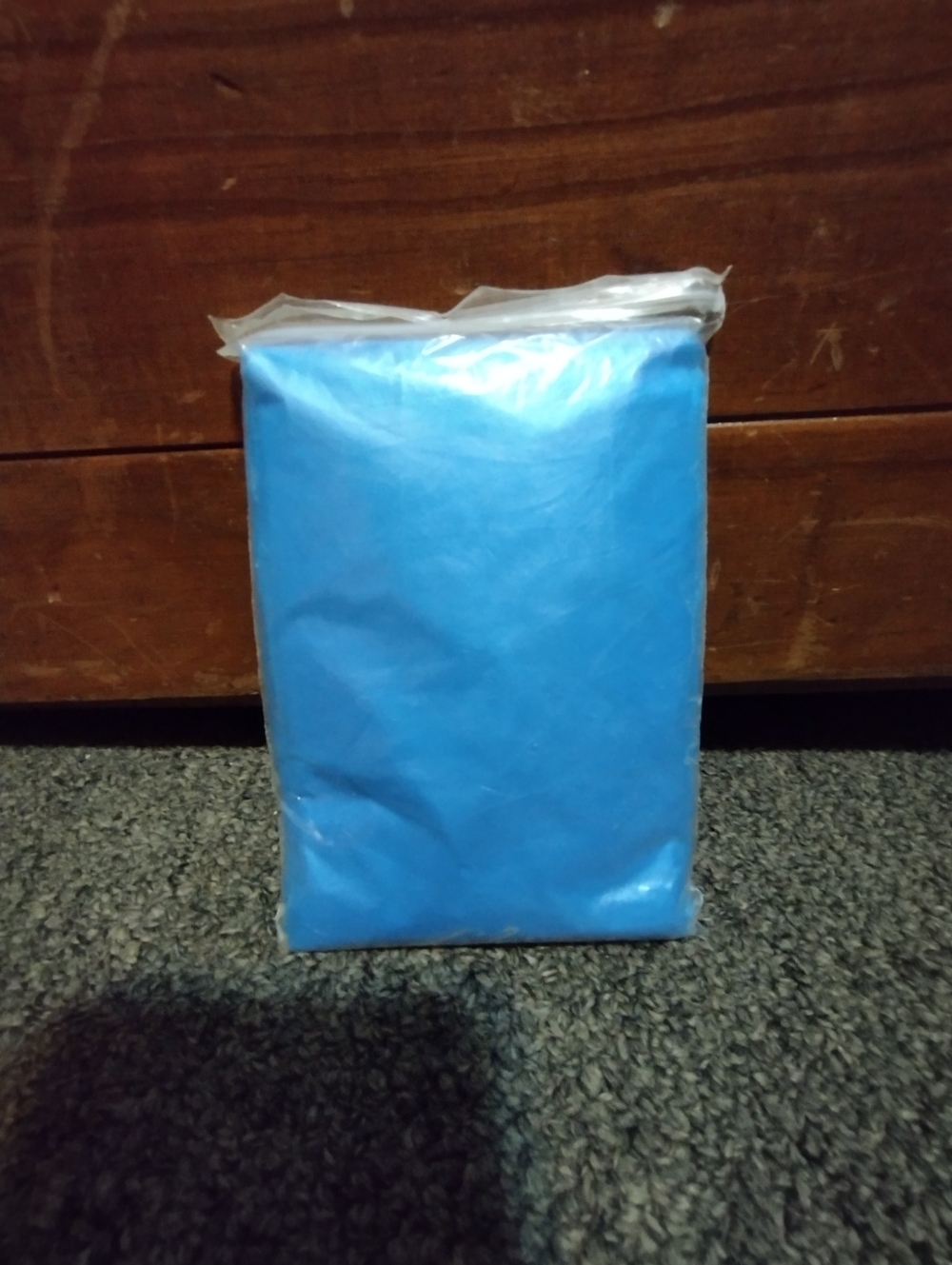 Plastic Rain Poncho Adult